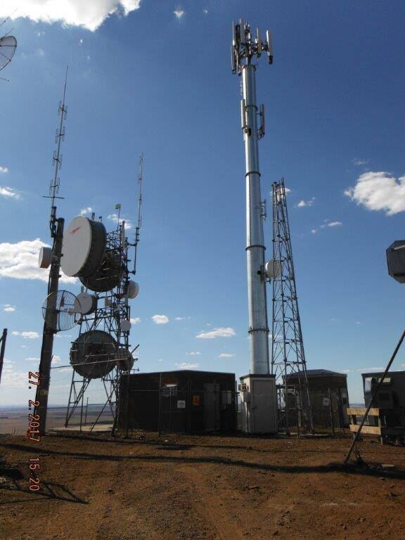 Monopole Strengthening including all Antenna Mounts for Ericsson Australia at Mt Shadwell Victoria.