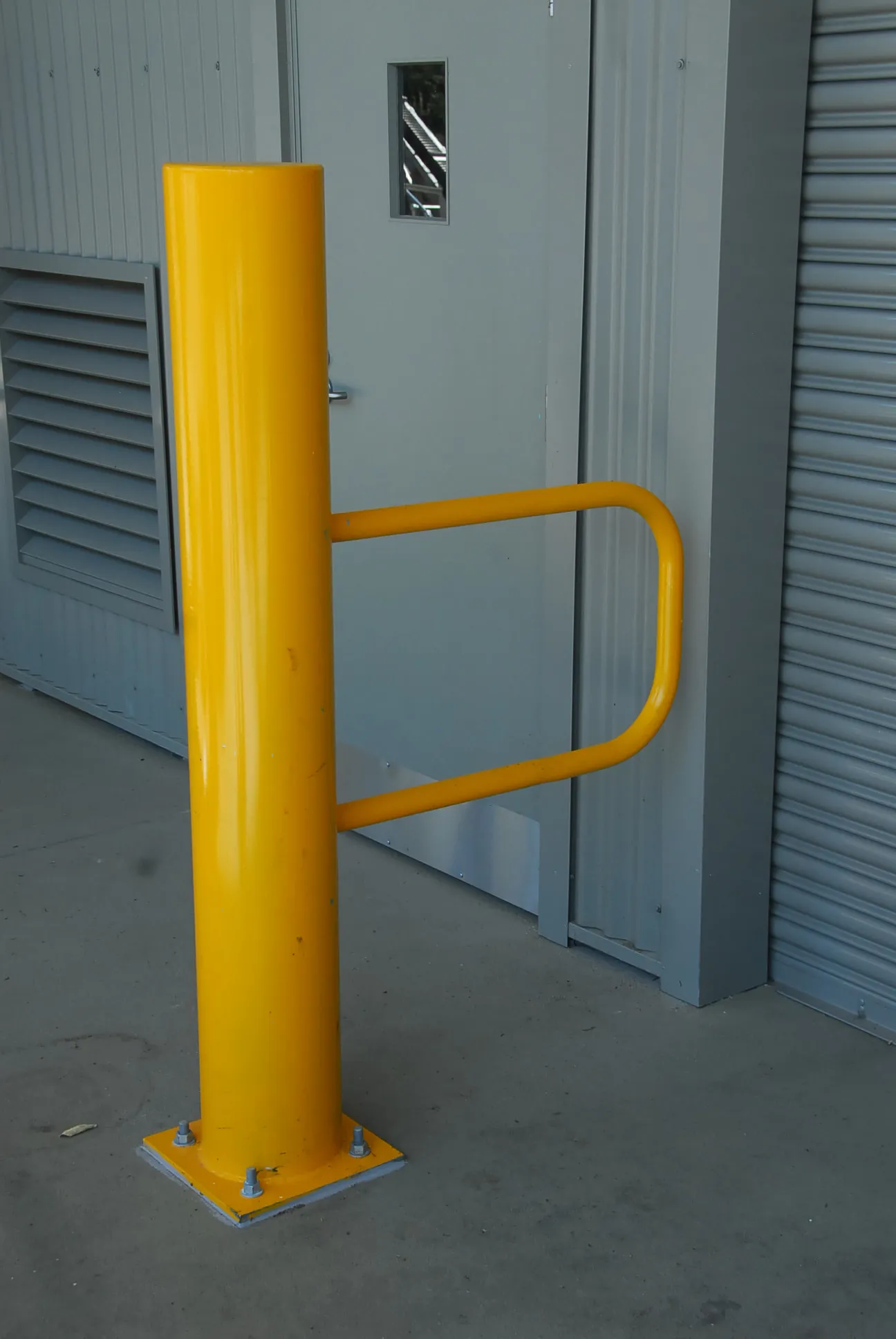 YELLOW BOLLARDS