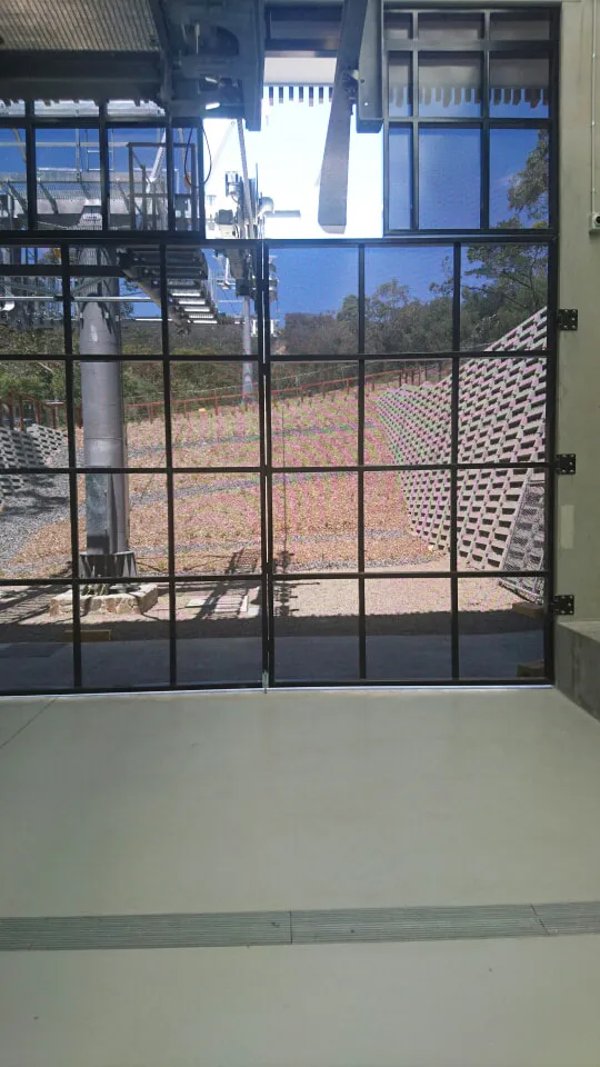 Construction Steel mesh doors