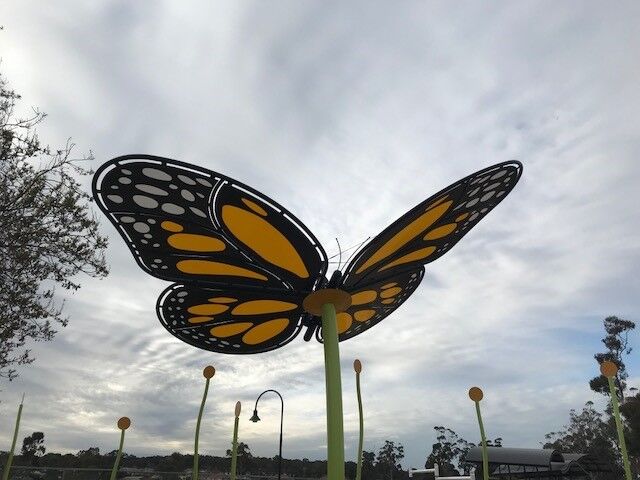 Bendigo Butterfly Playground Feature and Sun shades