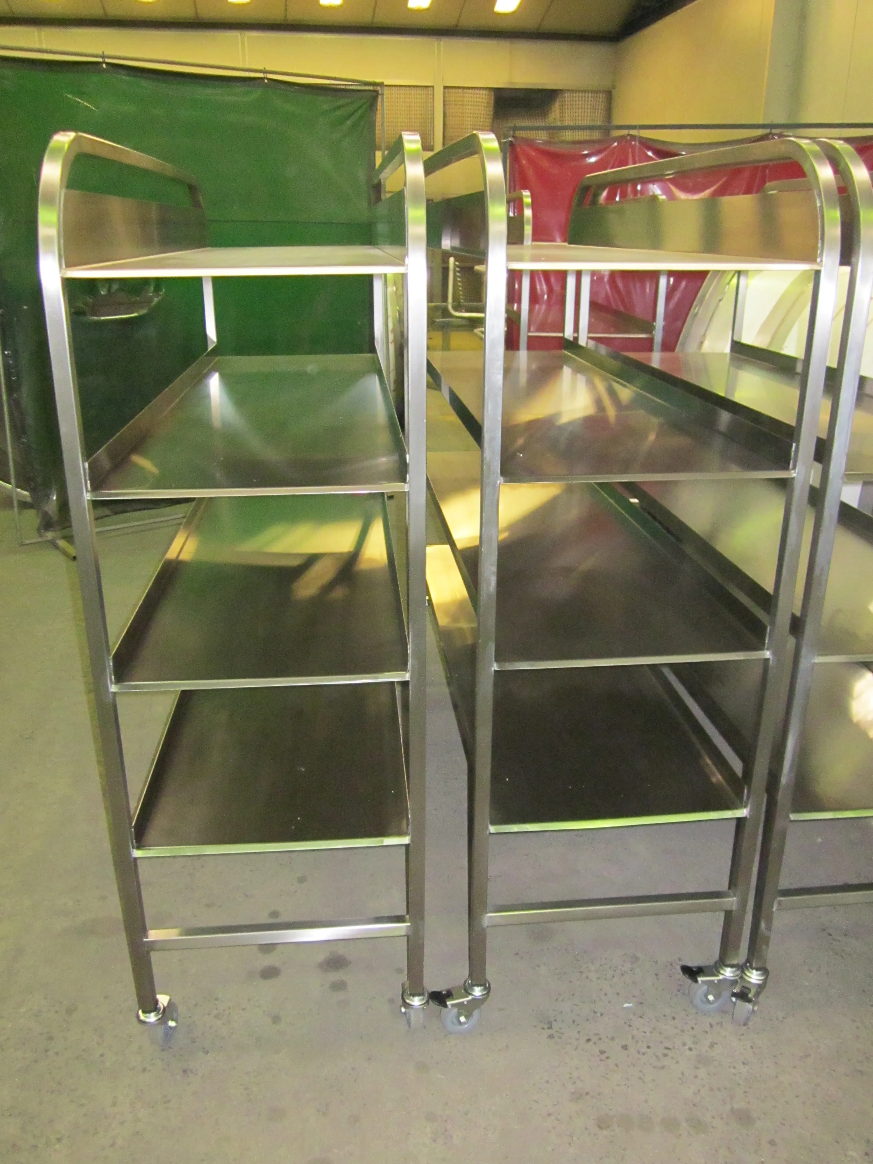 Food and Beverage stainless steel trolley