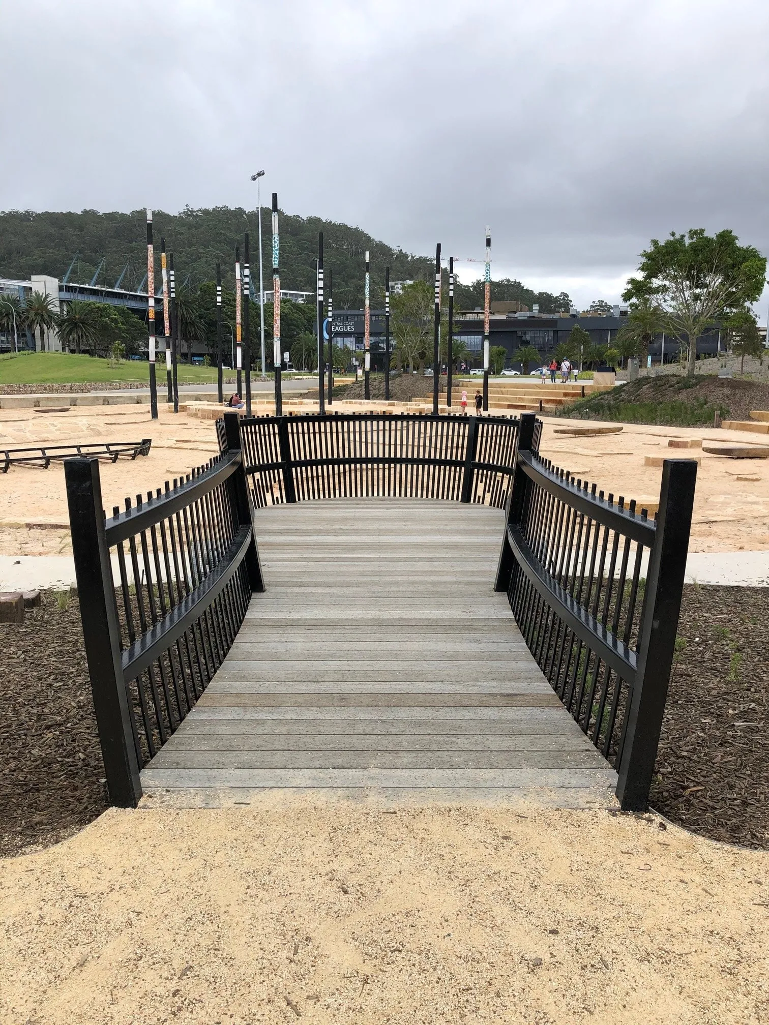 Gosford Playground Steel Balustrade