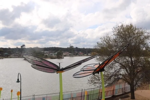 Bendigo Butterfly Playground Feature and Sun shades