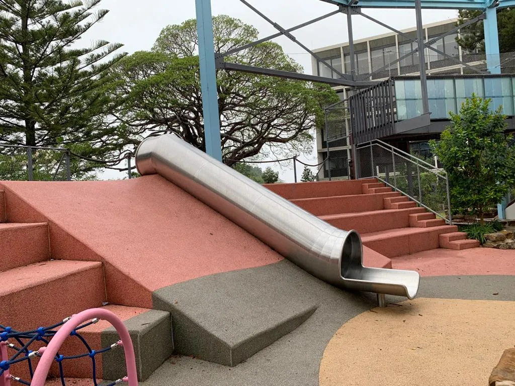 Stainless Steel Embankment Tube Slide