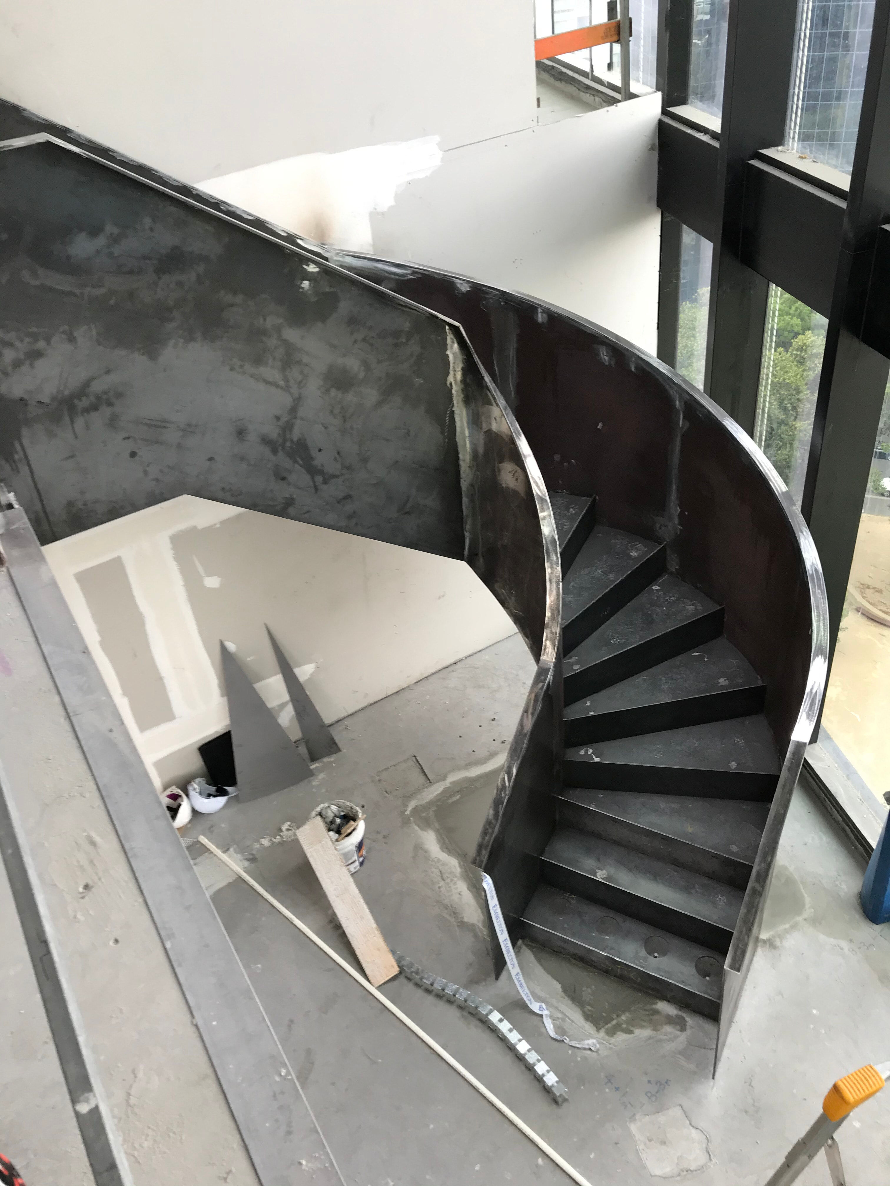 Steel spiral stair case 2