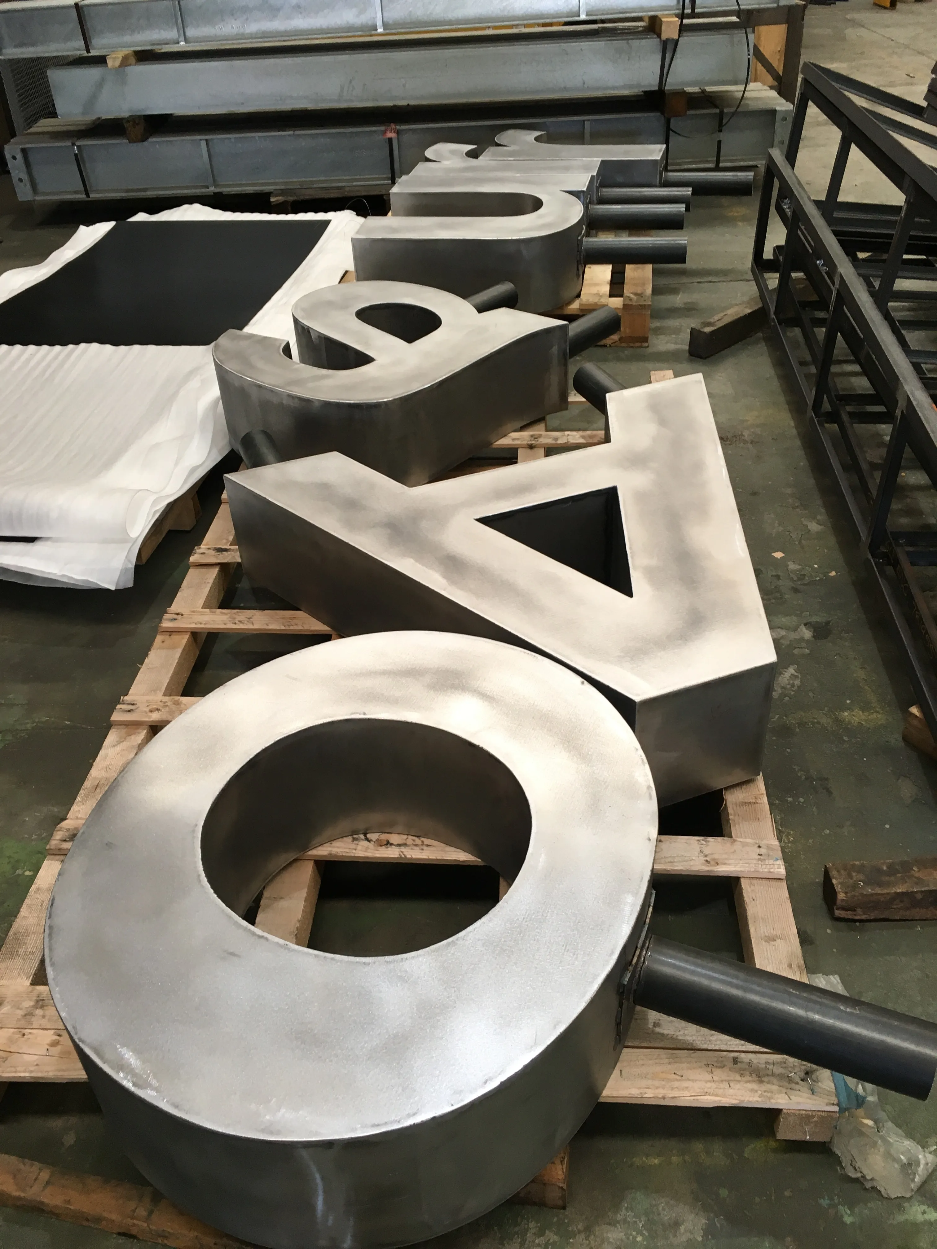 Stainless Steel Alphabet lettering